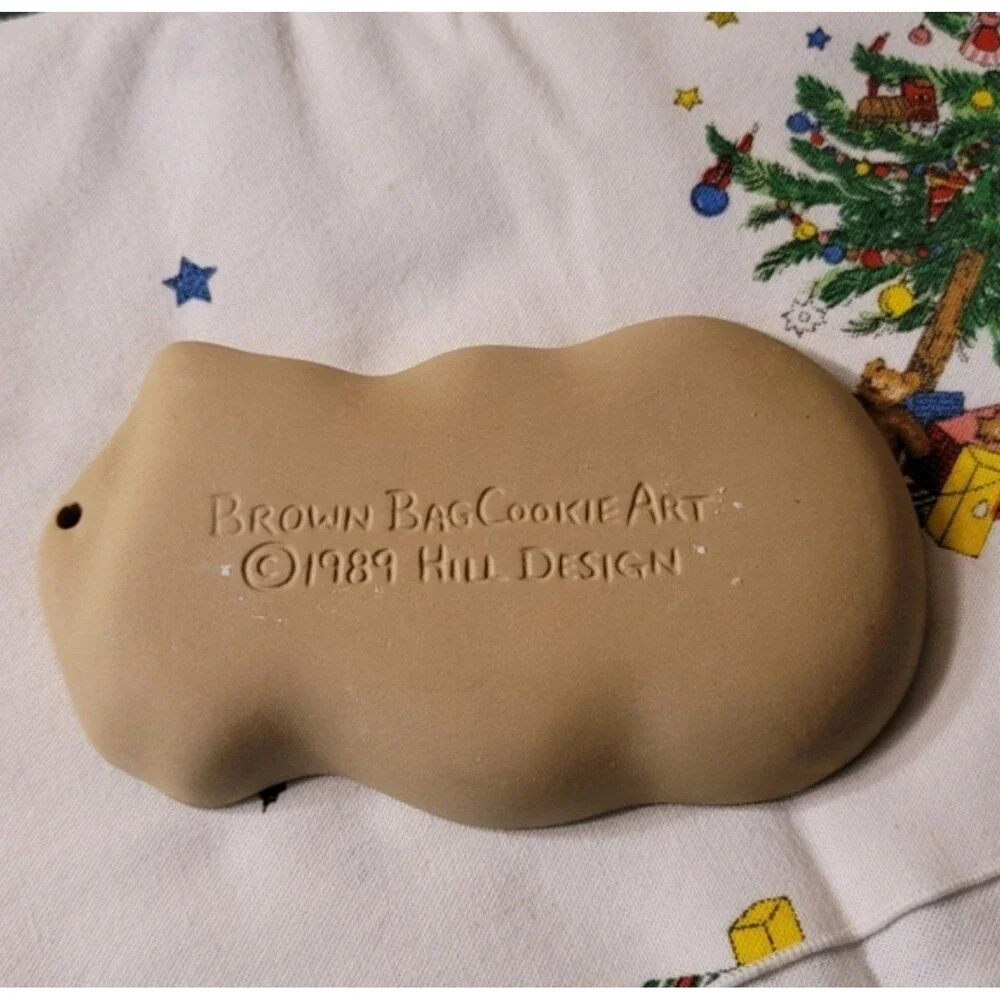 Snowman Cookie Mold. Brown Bag Cookie Art - 1989